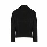 Mens Black Leather Suede Biker Jacket